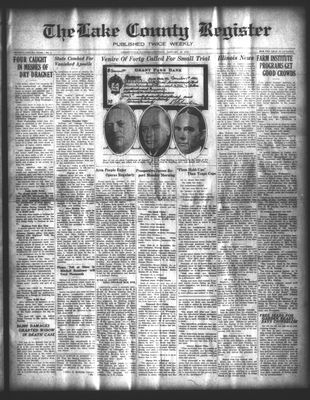 Lake County Register (1922), 14 Jan 1922