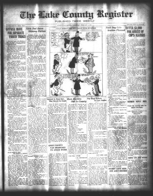 Lake County Register (1922), 1 Feb 1922