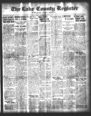 Lake County Register (1922), 22 Feb 1922