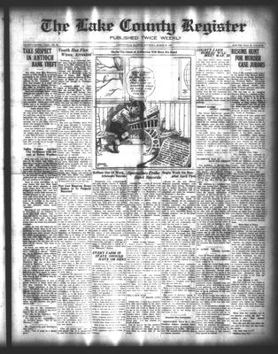 Lake County Register (1922), 25 Mar 1922