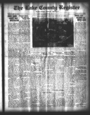 Lake County Register (1922), 12 Apr 1922