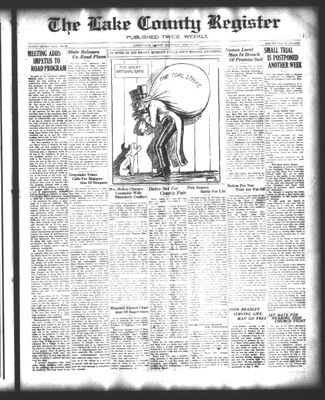 Lake County Register (1922), 19 Apr 1922