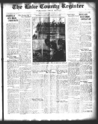 Lake County Register (1922), 3 May 1922