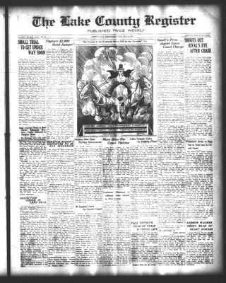 Lake County Register (1922), 6 May 1922