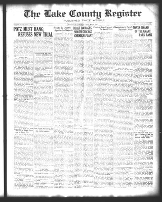 Lake County Register (1922), 27 May 1922