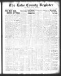 Lake County Register (1922), 27 May 1922