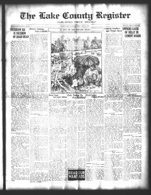 Lake County Register (1922), 15 Jul 1922