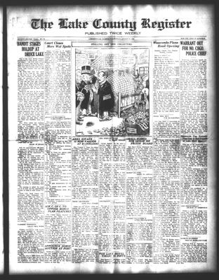 Lake County Register (1922), 23 Aug 1922