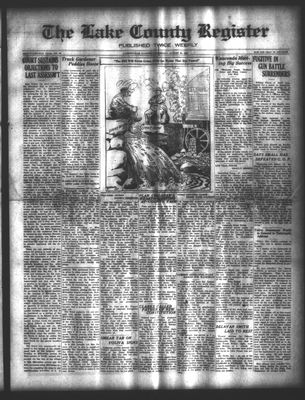 Lake County Register (1922), 30 Aug 1922