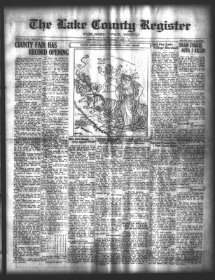 Lake County Register (1922), 6 Sep 1922