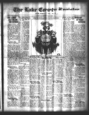 Lake County Register (1922), 4 Oct 1922