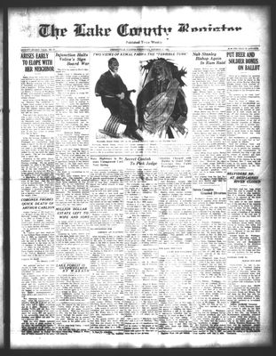 Lake County Register (1922), 11 Oct 1922