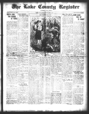 Lake County Register (1922), 22 Nov 1922