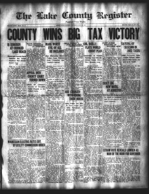 Lake County Register (1922), 28 Jul 1923