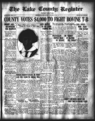 Lake County Register (1922), 15 Sep 1923