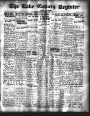 Lake County Register (1922), 27 Oct 1923