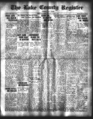 Lake County Register (1922), 31 Oct 1923