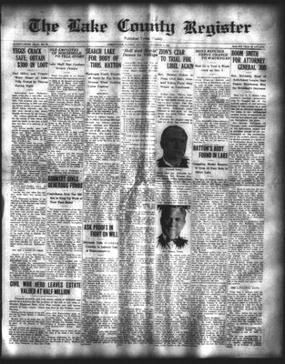 Lake County Register (1922), 3 Nov 1923