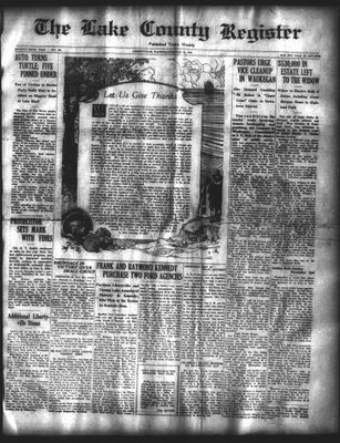 Lake County Register (1922), 28 Nov 1923