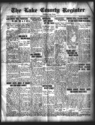 Lake County Register (1922), 9 Jan 1924