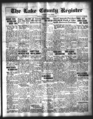 Lake County Register (1922), 3 May 1924