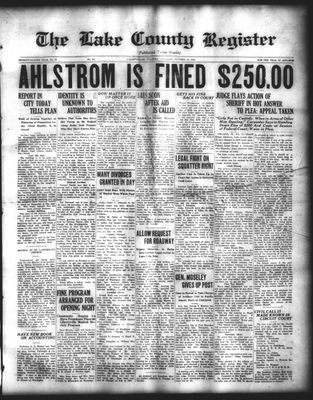 Lake County Register (1922), 18 Oct 1924