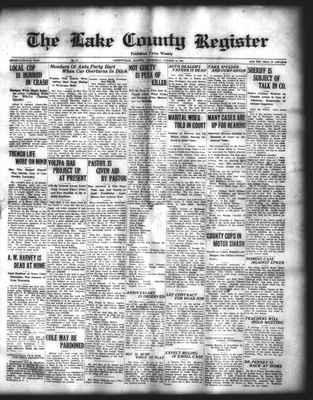 Lake County Register (1922), 22 Oct 1924