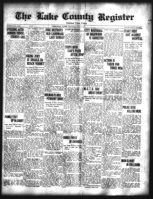 Lake County Register (1922), 8 Apr 1925