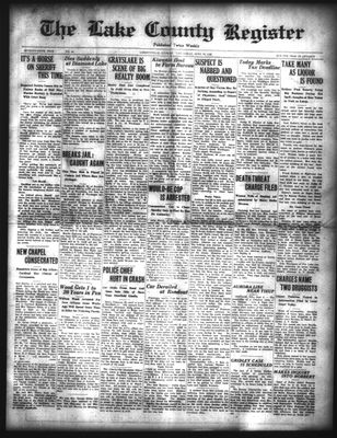 Lake County Register (1922), 10 Jun 1925