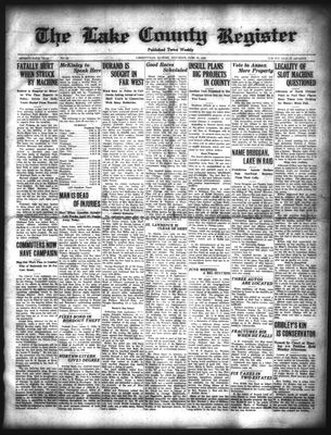 Lake County Register (1922), 27 Jun 1925