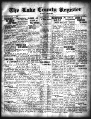 Lake County Register (1922), 1 Jul 1925