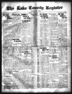 Lake County Register (1922), 11 Jul 1925