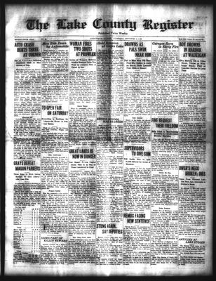 Lake County Register (1922), 2 Sep 1925