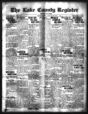 Lake County Register (1922), 3 Oct 1925