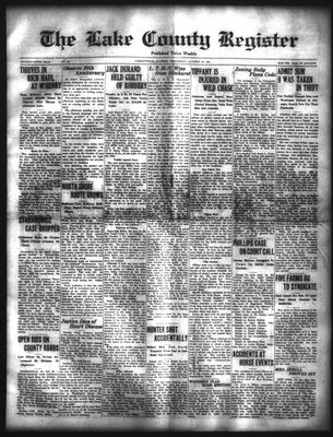 Lake County Register (1922), 28 Oct 1925