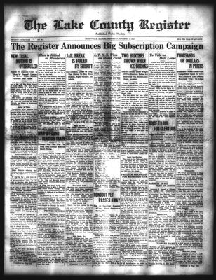 Lake County Register (1922), 4 Nov 1925