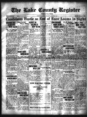 Lake County Register (1922), 9 Dec 1925