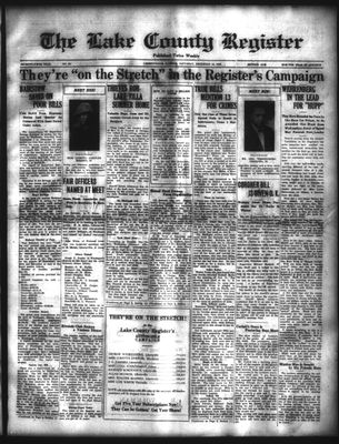 Lake County Register (1922), 12 Dec 1925