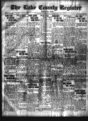 Lake County Register (1922), 30 Dec 1925