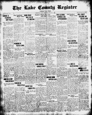 Lake County Register (1922), 6 Jan 1926