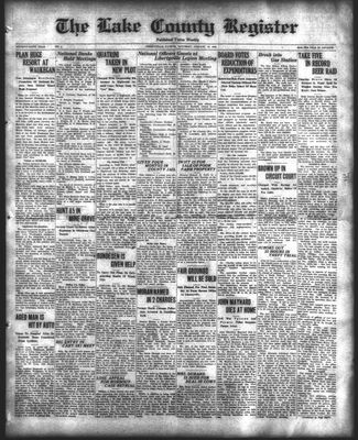 Lake County Register (1922), 16 Jan 1926