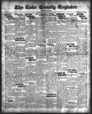 Lake County Register (1922), 20 Jan 1926