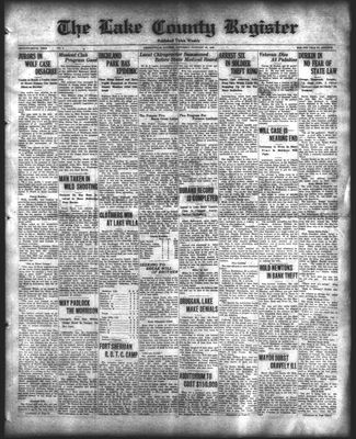 Lake County Register (1922), 23 Jan 1926