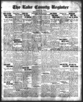 Lake County Register (1922), 30 Jan 1926