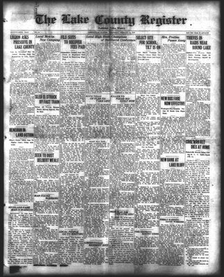 Lake County Register (1922), 24 Feb 1926