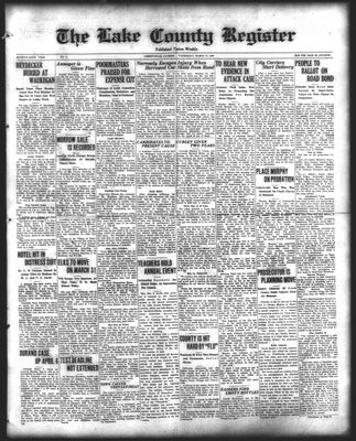 Lake County Register (1922), 17 Mar 1926