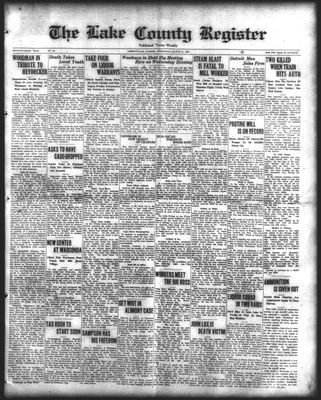 Lake County Register (1922), 31 Mar 1926