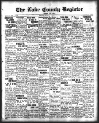 Lake County Register (1922), 1 May 1926