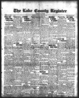 Lake County Register (1922), 5 Jun 1926