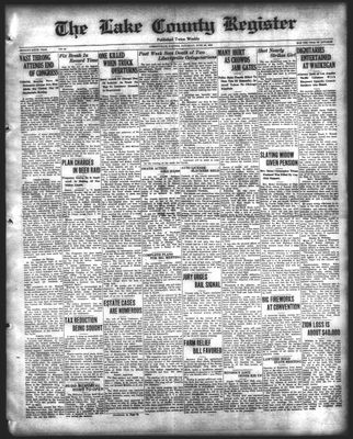 Lake County Register (1922), 26 Jun 1926